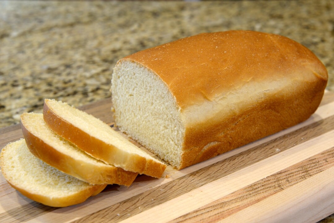 homemade bread loaf
