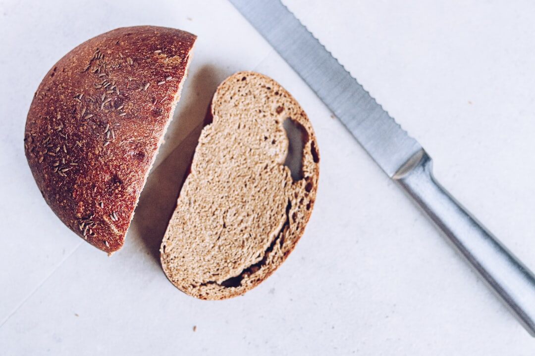 sliced homemade bread