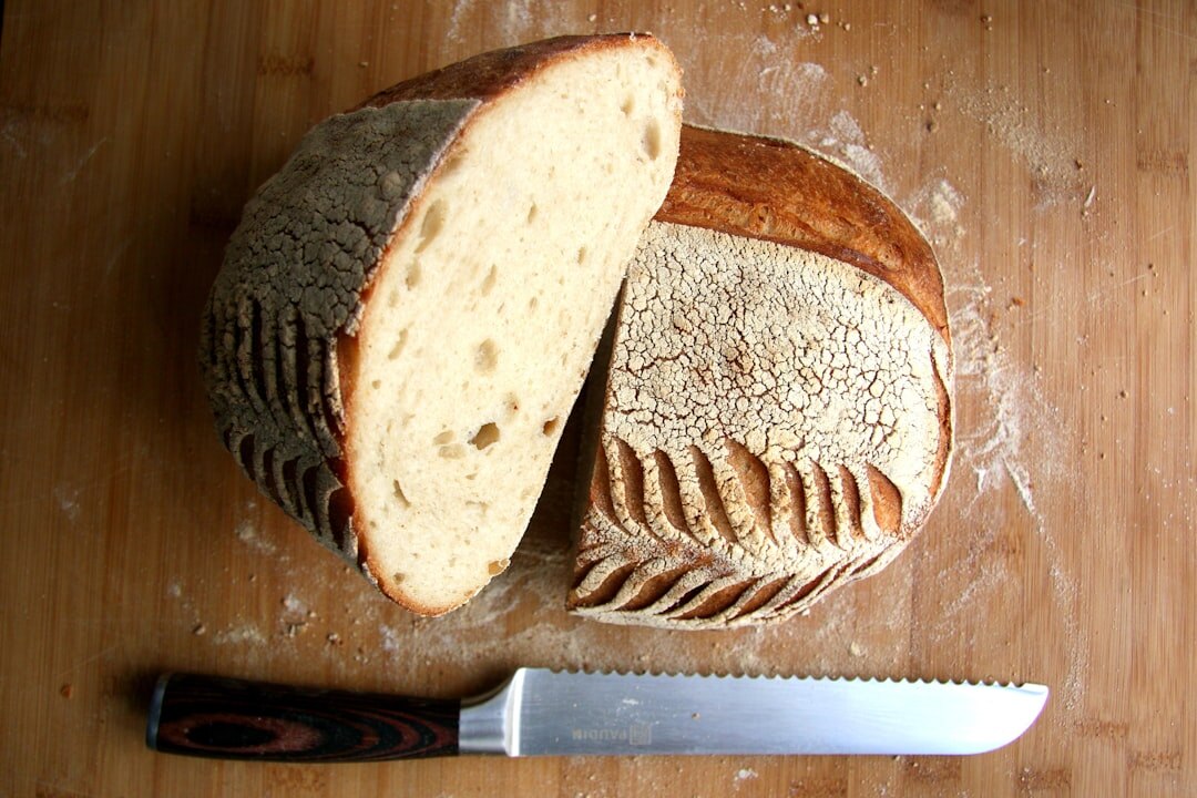 homemade bread loaf