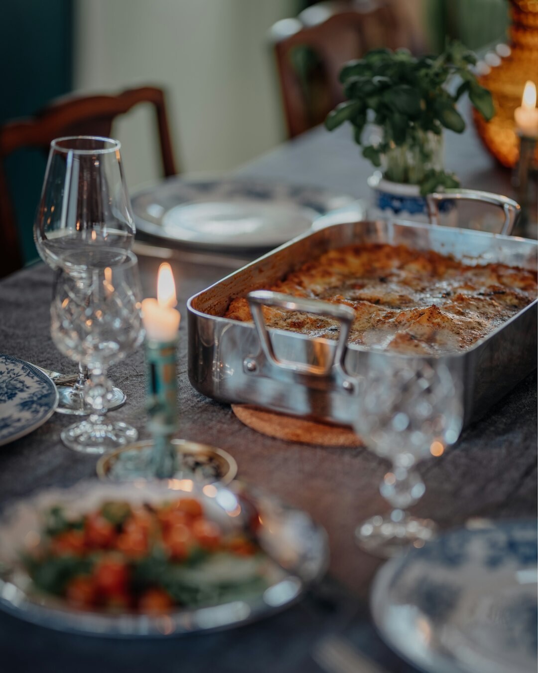 Traditional Czech dishes served on a rustic wooden table